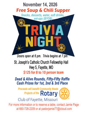 trivia night poster