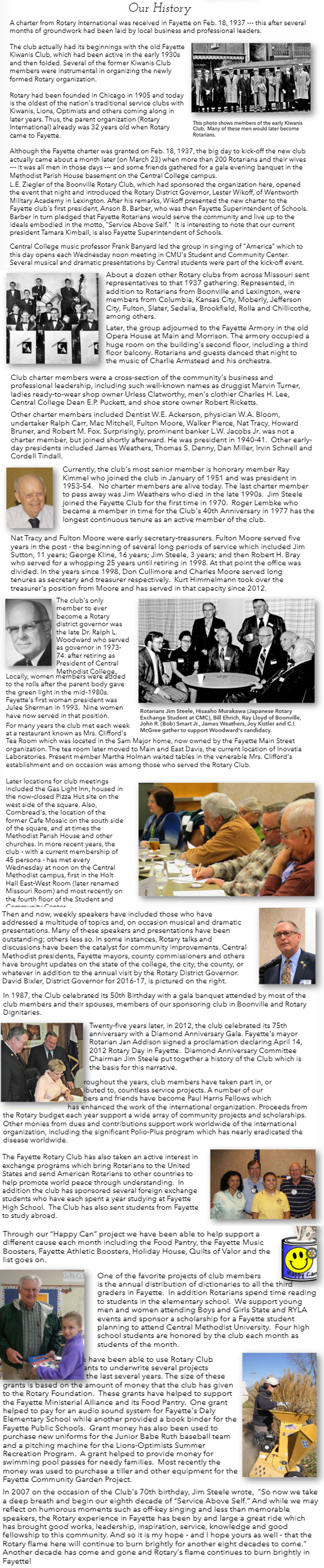 club history